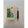 DUE BUOI COLTELLO DA INNESTO 20 cm CON SPATOLA PER INNESTARE DUE BUOI LAMA ACCIAIO INOX