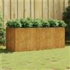 vidaXL Fioriera Rialzata da Giardino 200x80x80 cm in Acciaio Corten