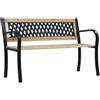 vidaXL Panchina da Giardino 120 cm in Legno