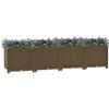 vidaXL Fioriera Rialzata 160x40x38 cm in Polipropilene
