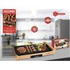 HOOMEI PIASTRA GRILL ELETTRICA DA TAVOLO 2200W 42x23cm -HOOMEI legno elegante barbecue
