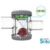 TECNOSYSTEMI SIFONE A SECCO ORIZZONTALE ANTIODORE TRASPARENTE ISPEZIONABILE SIPHON STOP Ø 21