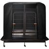 Petdumbo Telo Copertura Nero per Gabbia Pappagalli con Mis. Esterna da 163x82x186h cm