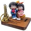 LL Decorazione Da Parete Tiny Modello Cute Couple 10 Cm In Resina Multicolore