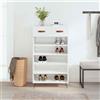 Senza Marca/Generico vidaXL Scarpiera Bianco Lucido 60x35x105 cm in Legno Multistrato