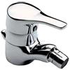 ROCA MISCELATORE BIDET CROMO VICTORIA PLUS COMPLETO DI PILETTA E FLESS AREATORE SNODO