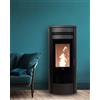KLOVER TERMOSTUFA A PELLET STYLE 140 IDRO VENTILATA AUTOPULENTE WI-FI STUFA 17KW