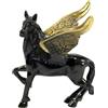 Esplanade Statua Figurativa Di Cavallo/Pegaso In Ottone Con Angeli Volanti