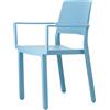 SCAB DESIGN SET DA 4 SEDIE SEDIA CASA BAR RISTORANTI BISTROT KATE CON BRACCIOLI