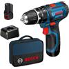 Bosch Trapano Avvitatore Cordless con 2 Batterie 12V 2,0 Ah-Li - GSB12 V-15 Bosch