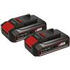 Einhell BATTERIE 18V 2,5 ah POWER X CHANGE batterie litio EINHELL 2 PEZZI