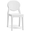 SCAB DESIGN SET 2 SEDIE SEDIA IGLOO CHAIR POLICARBONATO CASA BAR RISTORANTI
