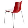 SCAB DESIGN SET 4 SEDIE SEDIA CASA BAR LIVING ZEBRA BICOLORE 4 GAMBE CROMATE