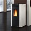 La Nordica Extraflame stufa a pellet ventilata Ketty Evo 2.0 bianca 7,4kw 186 m³