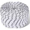 vidaXL Corda Nautica Intrecciata in Poliestere 6 mm 250 m Bianco