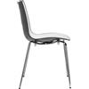 SCAB DESIGN SET 4 SEDIE SEDIA CASA BAR LIVING ZEBRA BICOLORE 4 GAMBE CROMATE