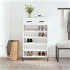 Senza Marca/Generico vidaXL Scarpiera Bianco Lucido 60x35x105 cm in Legno Multistrato