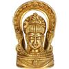 Kartique Statua Di Ottone Del Volto Di Shiva Lord Meditante