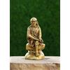 VG Statua Figurina Murti Di Sai Baba In Ottone Dorato