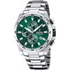 Festina Orologio Uomo Cronografo Festina F20463/3 Con Quadrante Verde Cinturino Acciaio