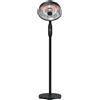DCG SA9310 STUFA ELETTRICA DA ESTERNO A PIANTANA NERO 2000W