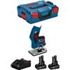 Bosch Rifilatore BOSCH GKF 12V-8 (2 x 6,0 Ah + GAL12V-40 + L-Boxx 136)