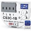 Elektrobock Relè temporizzato ELEKTROBOCK CS3C-1B - Interruttore a tempo 230 V con terminali senza viti - Commutazione ritardata - Per ventilatori e illuminazione - montaggio in scatola di montaggio