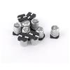 Uxcell 10 Pezzi 22uF 364 Surface Mounted Devices Alluminio Condensatori Elettrolitici