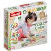 Quercetti FantaColor Baby, Gioco Educativo in Bio-Plastica con Bottoni Colorati per Bambini 1-4 Anni, Mosaico per motricità fine e coordinazione, Giochi Bambini 2 Anni, Montessori, Regalo Bimba 1 Anno