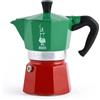 Bialetti Caffettiera Bialetti Moka Express Tricolore mezza tazza 3 6 tazze mokina - Rotex
