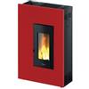 Pegaso Stufa pellet 5,2kW MADISON 5 Slim Rosso 4 stelle Classe A+ 7020034