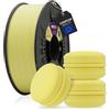 WINKLE FEED YOUR PRINTER WINKLE Filamento PLA HD Pastello 1.75mm Giallo Banana 300g, Stampante 3D