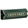 Burg-Wächter giornale scatola con etichetta, in alluminio pressofuso, 1890 g, Verde