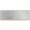 GLOREX Nastro in raso, argento, 7 x 5,5 x 1 cm