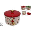 DUE ESSE CHRISTMAS srl 1 Pezzo Barattolo Decorativo in Ceramica con Orso e Cavalluccio 20 x 15 cm 2 ...