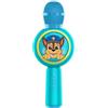 OTL Technologies PAW263 Paw Patrol Popsing - Microfono wireless per karaoke con modalità cambia voce, con luce LED, colore: blu