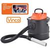 Vinco BIDONE ASPIRACENERE PER CAMINI E STUFE ASPIRA CENERE CALDA 800W LT.12 VINCO