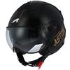 Astone Helmets minisportg-bgoxs Casco Moto Minijet Sport Cooper, nero/Dore, taglia XS