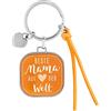 GRUSS & CO Ciondolo a Forma di Mama Welt, 7,5 cm, Arancione, 47475