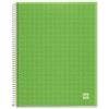 Miquelrius Medium Spirales Griglia per computer portatile, Candy Code (6,5 x 8, 4 soggetto, grafico pagine) verde