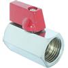 SOMATHERM FOR YOU - Mini cromato valvola d'ottone di 1/4 di giro - passaggio totale Ø40 - FF-12/17