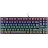 Itek Tastiera Gaming X50 - Meccanica, Switch Blu OUTEMU, RGB, Software, 90 tasti, Compatta