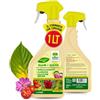 Albagarden - Rame + Zolfo Spray 1 Litro - Concime Potente per Piante Contro le Malattie - Per Ingiallimenti, Carenze, Macchie Brune, Oidio, Peronospora - Per Orto Giardino E Piante Verdi