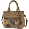 SKPAT - Borsa a Tracolla Donna - Borse Donna Tracolla PU Pelle Morbida - Elegant Borsa Tracolla Donna Multiposizione - Borse Tracolla Donna con Tracolla Regolabile - Borsa Donna Tracolla di M, Marrone
