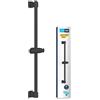 GROHE Vitalio Universal Saliscendi doccia 600 mm, con supporto doccino scorrevole, nero opaco, 277242431