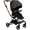 MoMi ADELLE passeggino per bambini a partire da 6 mesi (fino a 22 kg), pieghevole con seduta a 360° e cintura di sicurezza a 5 punti, cestino porta spesa e maniglia per il trasporto da ripiegato
