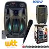 Karma Ridem V Singer Diffusore casse bluetooth lettore USB e microfono telecomando