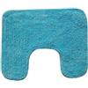 MSV Tappetino da Bagno per lavabo e WC Cotone 45x35 cm Azzurro