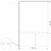 Giorgyshop DOCCIA CON INGRESSO LIBERO TIPO DOCCIA WALK IN A DUE LASTRE H 200 CRISTALLO 8 MM