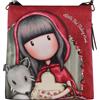 Santoro Borsa con Manico e Tracolla Santoro Gorjuss di Colore Rosso Cappuccetto Rosso